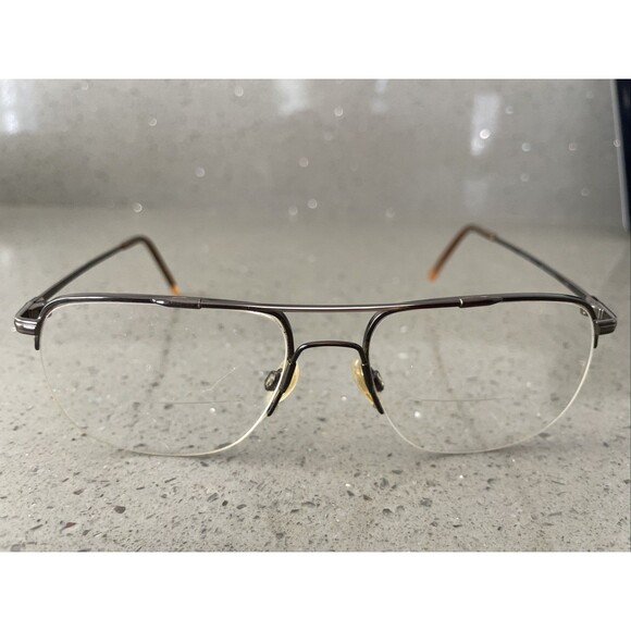 Marchon Autoflex 17 Aviator Eyeglasses Frames ONLY 55-17-140 Flexon Steel grey - Picture 1 of 13